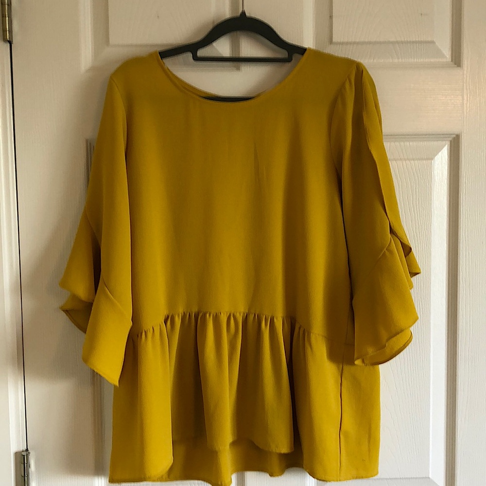 Gold blouse
